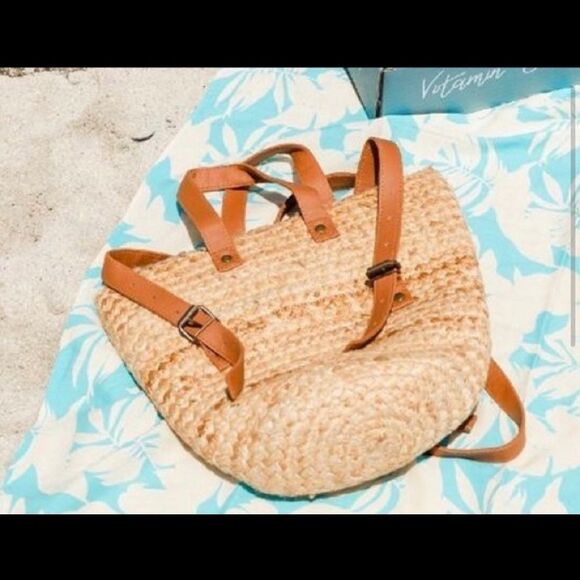 NWT BEACHLY Palms Shorebreak Picnic Cooler Market Tropical Beach Bag - Picture 2 of 12